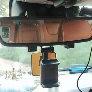 Rearview Mirror Car Phone Holder 1